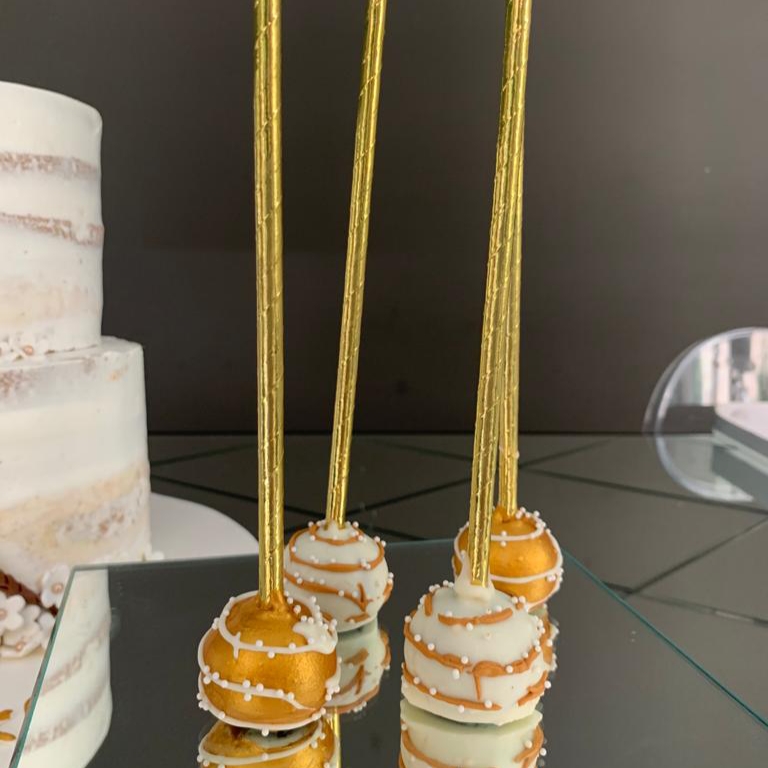 Cakepops (Gold ve Beyaz)